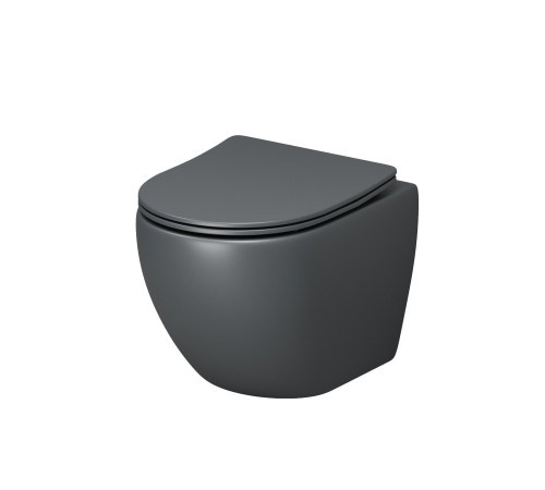 Комплект 3 в 1: Grossman инсталляция 900.K31.01.000+клавиша 700.K31.04.42M.42M графит сатиновый+унитаз GR-4455GMS