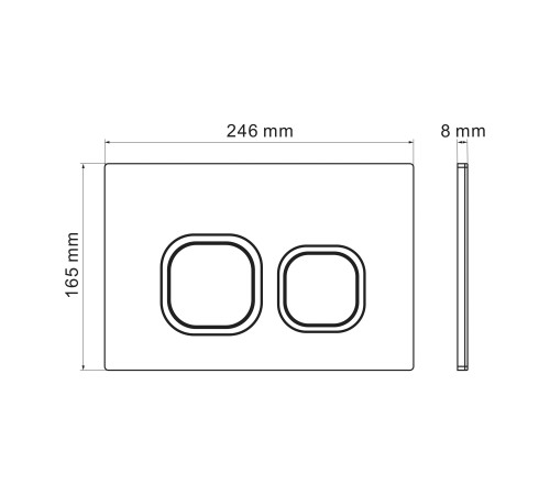 Комплект 3 в 1: Grossman инсталляция 900.K31.01.000+клавиша 700.K31.02.100.100 хром глянцевый+унитаз GR-4477BMS