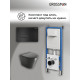 Комплект 3 в 1: Grossman инсталляция 900.K31.01.000+клавиша 700.K31.03.210.210 черный матовый+унитаз GR-4477BMS
