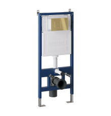 Комплект 3 в 1: Grossman инсталляция 900.K31.01.000+клавиша 700.K31.04.30M.30M золото глянцевый+унитаз GR-4414S