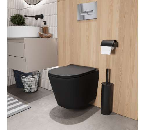 Комплект 3 в 1: Grossman инсталляция 900.K31.01.000+клавиша 700.K31.03.100.100 хром глянцевый+унитаз GR-4477BMSQ