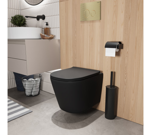 Комплект 3 в 1: Grossman инсталляция 900.K31.01.000+клавиша 700.K31.05.32M.32M золото сатиновый+унитаз GR-4477BMSQ