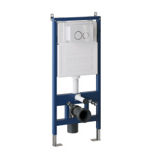 Комплект 2 в 1: Grossman инсталляция Galaxy 900.K31.01.000+клавиша смыва 700.K31.01.000.000 белый глянцевый