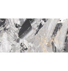 Керамогранит LCM 60120OBS55HG Obsidian 60x120 серый суперполированный под камень