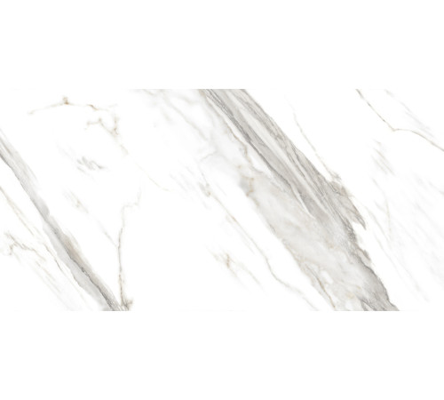 Керамогранит LCM 60120TWG15P Twilight Calacatta 60x120 белый полированный под камень