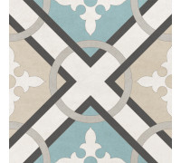 Керамогранит New Trend GP2020DGA15 Design Art Melody 20x20 микс матовый с орнаментом