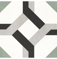 Керамогранит New Trend GP2020DNN04 Design Art Remo 20x20 микс матовый с орнаментом