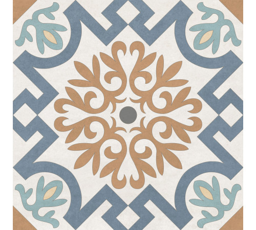 Керамогранит New Trend GP2020DSA31 Design Art Teo 20x20 микс матовый с орнаментом