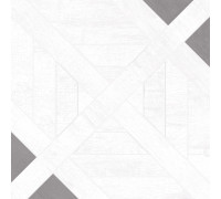 Керамогранит New Trend GP6CEF00 Creta 41x41 белая / серая матовая геометрия