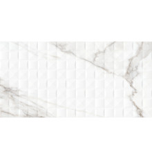 Настенная плитка New Trend WT36AUU15 Aurea Relief 30x60 белая матовая / рельефная под мрамор / под мозаику
