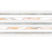 Настенная плитка New Trend WT36BLU07 Blues Lines 30x60 серо-бежевая глянцевая под камень / полосы