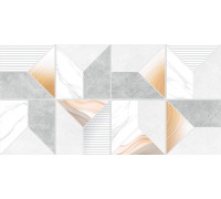 Настенная плитка New Trend WT36BLU55 Blues Color 30x60 серо-бежевая глянцевая под камень / мозаику