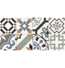 Настенная плитка New Trend WT36DST55 Design Art Mix 1 30x60 микс матовая с орнаментом / пэчворк