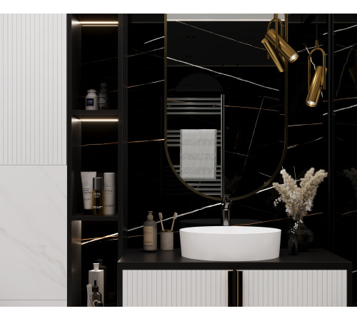 Lawa Black Керамогранит черный 60х120 Полированный