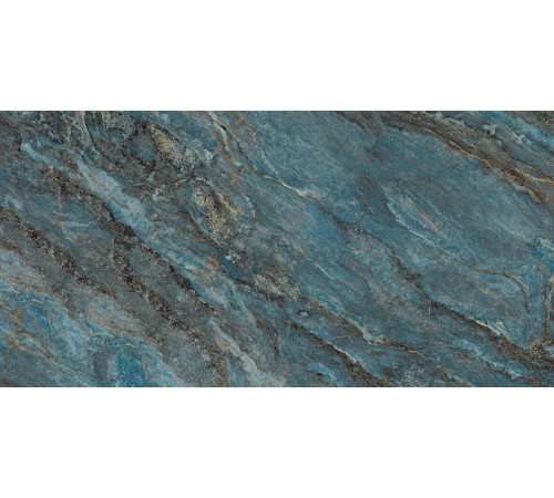 Beam Turquoise Керамогранит бирюзовый 60х120 лаппатированный шайн