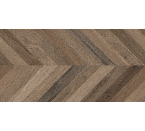Wood Latina Brown Chevron M Керамогранит коричневый 60х120 матовый карвинг