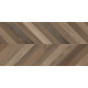 Wood Latina Brown Chevron M Керамогранит коричневый 60х120 матовый карвинг