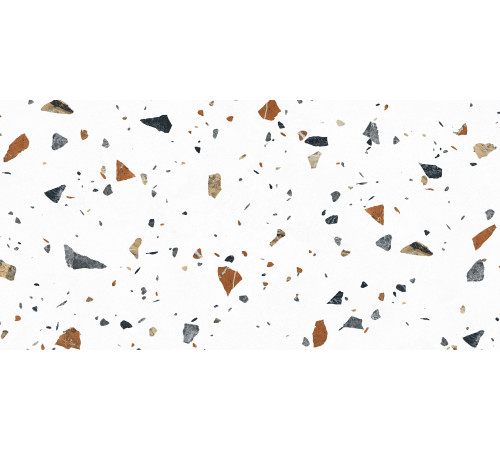 Terazzo Bianco Керамогранит цветной 60х120 матовый карвинг