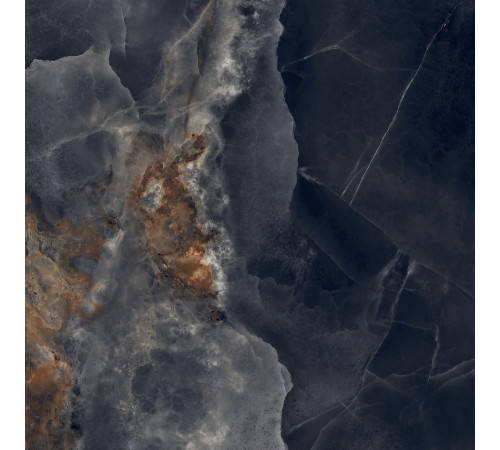 Interstellar Black Керамогранит чёрный 80х80 полированный