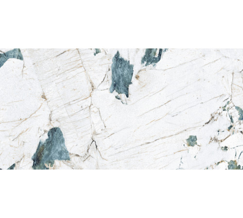 Crackstone Aqua Керамогранит бирюзовый 60х120 лаппатированный шайн