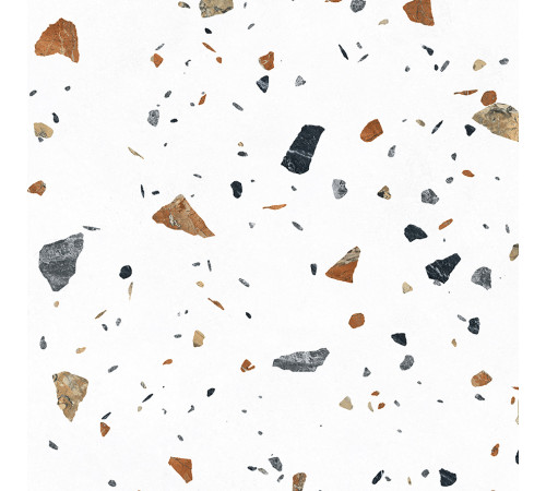 Terazzo Bianco Керамогранит цветной 60х60 матовый карвинг