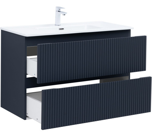 Тумба под раковину Aquanet Джейн (Flat) 100 маренго