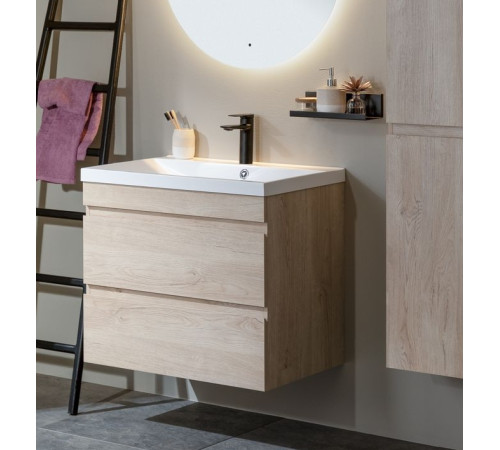 Тумба под раковину Aquanet Нота New 100 дуб светлый