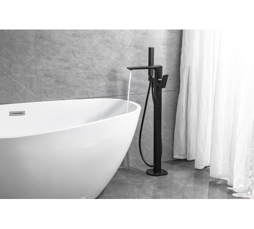 Смеситель для ванны Allen Brau Infinity 5.21009-31 (с внутренней частью) черный матовый