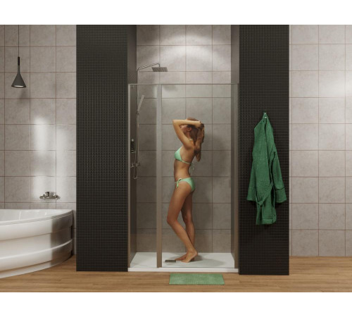 Душевая дверь Allen Brau Priority 90 3.31003.BBA черный браш