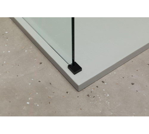 Душевая перегородка Allen Brau Infinity 1 90 3.21009.BBA черный браш