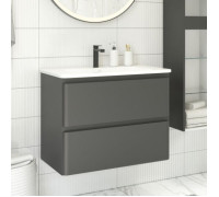 Тумба под раковину Aquanet Эмбер 105 черный матовый