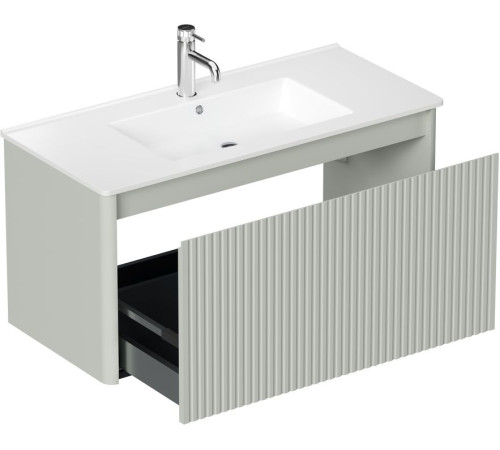 Тумба под раковину Allen Brau Gravity 100 1.370018.PWM папирус матовый