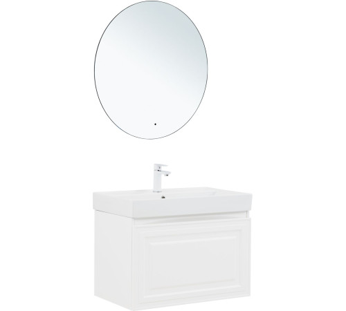 Тумба под раковину Aquanet Агата 75 белый сатин