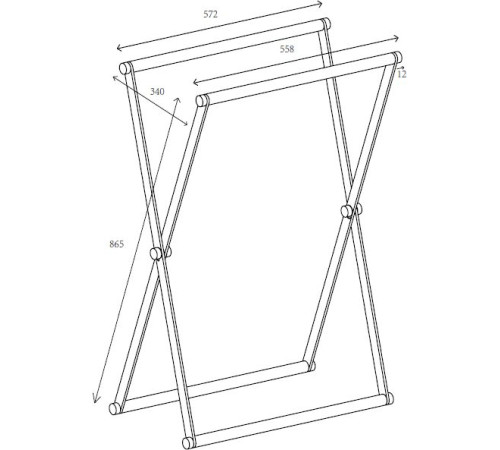 Корзина для белья Allen Brau Priority сталь/серый