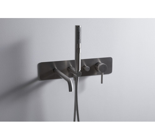 Смеситель для ванны Allen Brau Priority 5.31A06-BN (с внутренней частью) никель браш