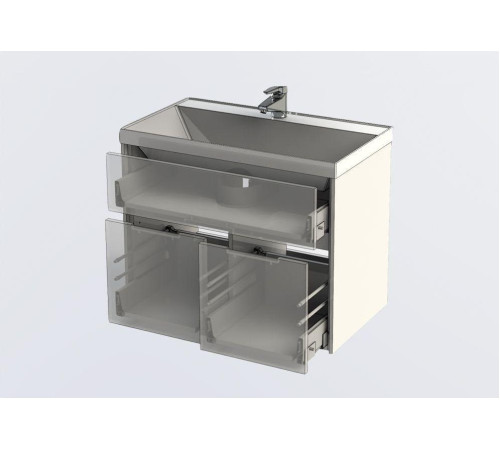 Тумба под раковину Aquanet Латина 80 белый