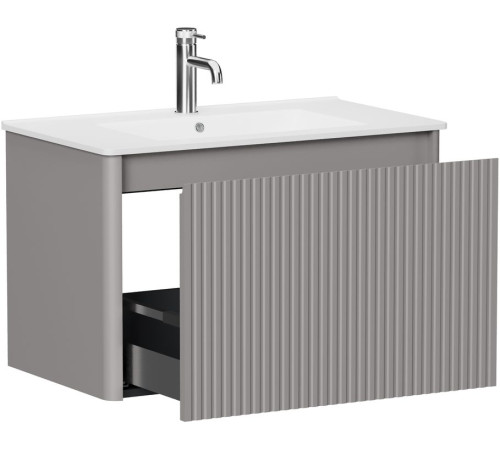 Тумба под раковину Allen Brau Gravity 80 1.370017.PGM платина матовый