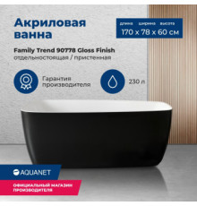 Акриловая ванна Aquanet Family Trend 170x78 90778-GW-MB