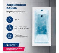 Акриловая ванна Aquanet Bright 155x70 (с каркасом)