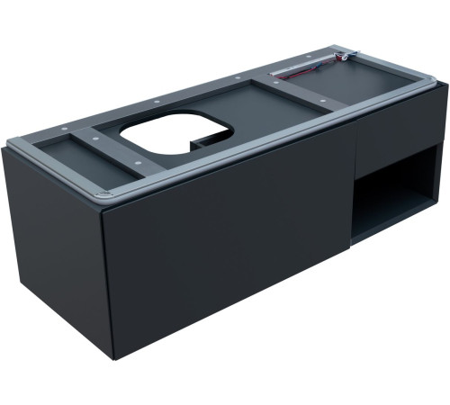 Тумба под раковину Allen Brau Infinity 120 1.21006.AM L антрацит матовый