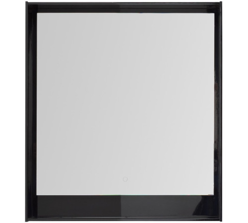 Зеркало Aquanet Милан 80 LED черный глянец