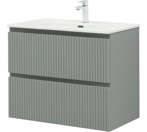 Тумба под раковину Aquanet Джейн (Flat) 80 мисти грин