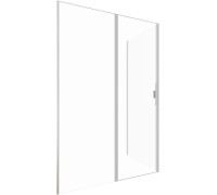 Душевой уголок Allen Brau Priority 140x100 3.31011.BA + 3.31020.BA серебро браш