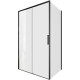 Душевой уголок Aquanet Pleasure Evo 120x100 AE65-120x100-BT профиль черный, прозрачное стекло