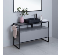 Тумба под раковину Allen Brau Priority 120 1.31004.PGM платина матовый