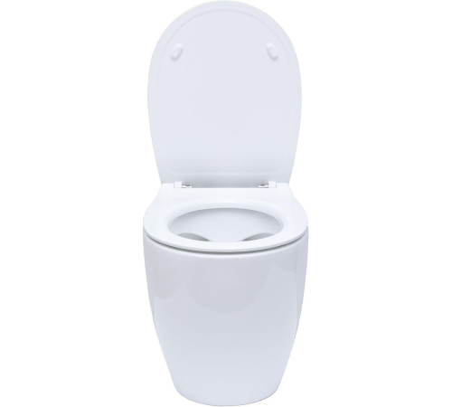 Чаша приставного унитаза Allen Brau Fantasy 4.11007.20 белый глянец