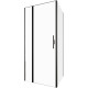 Душевой уголок Allen Brau Priority 90x100 3.31003.BBA + 3.31021.BBA черный браш