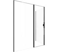 Душевой уголок Allen Brau Priority 160x90 3.31039.BBA + 3.31045.BBA черный браш