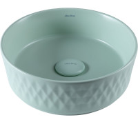 Раковина накладная Allen Brau Fantasy Romb 36 4.11033.MT мятный
