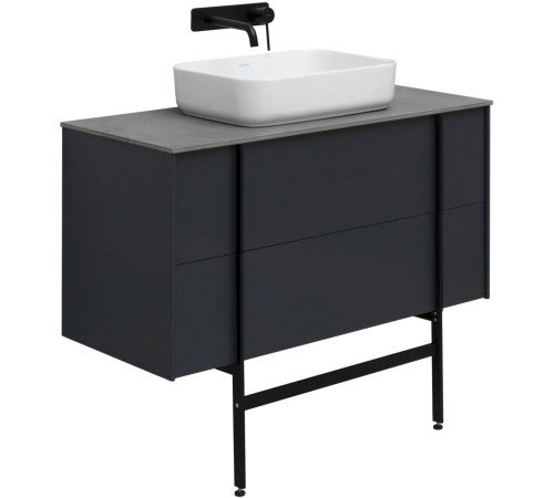 Тумба под раковину Allen Brau Reality 100 1.32007.AM антрацит матовый